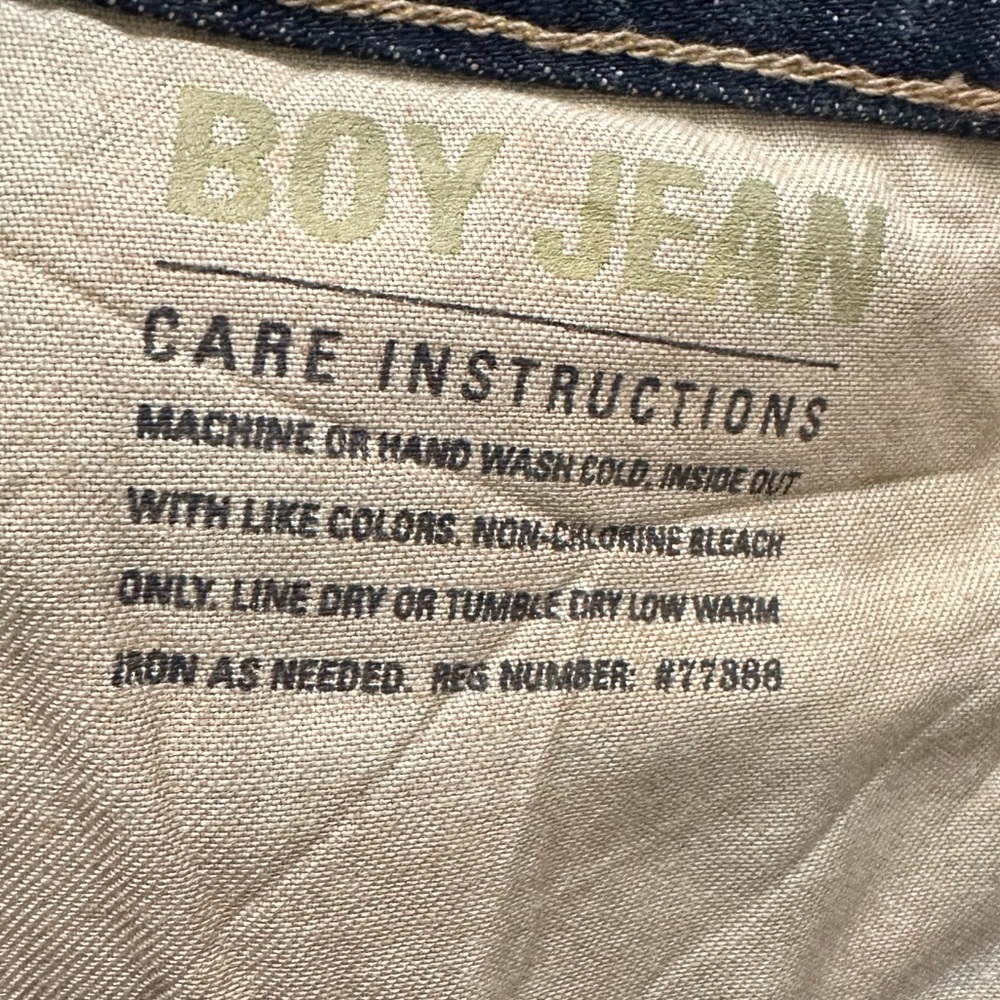J. Crew NWT Boy Boyfriend Cropped Ankle Jeans size 33 Short Dark Blue - Picture 9 of 16